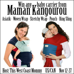 Maman Kangourou Baby Carrier Giveaway