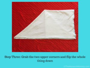 Folding Flat Diapers: The Origami Fold