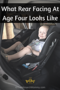 What Rear Facing At Age Four Looks Like