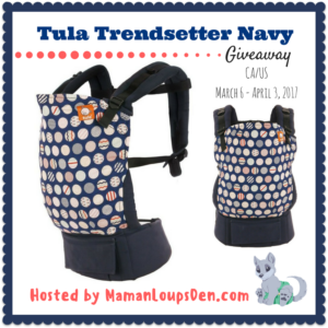 Tula Baby Carrier Trendsetter Navy Giveaway